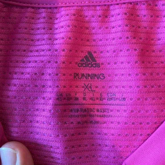Adidas Own the Run Short Sleeve T-shirt - XL - Pink - Picture 2 of 8